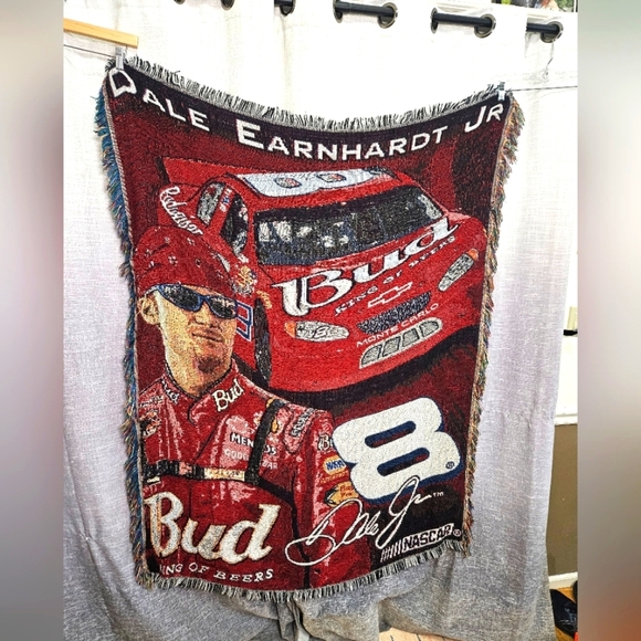 Dale Earnhardt Jr. NASCAR Tapestry Blanket - Picture 1 of 14